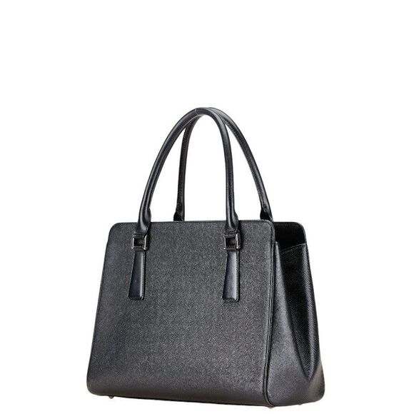 Burberry Nova Check Leather Tote Bag - Picture 2 of 6